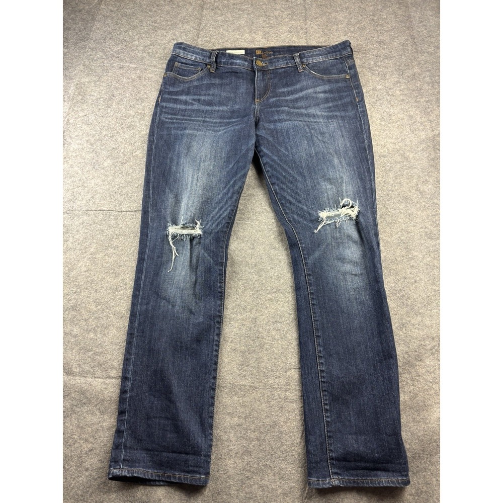 KUT from the Kloth‎ Women's 14 Medium Wash Catherine Slouchy Boyfriend Jeans